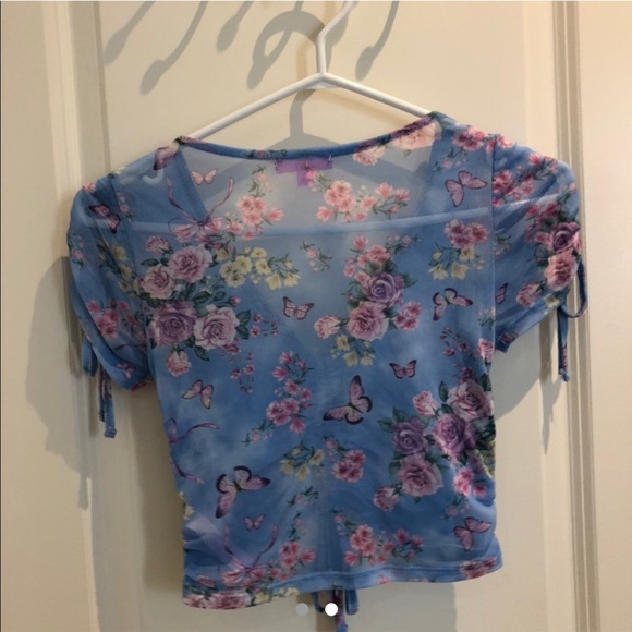 Dolls Kill Ethereal Ruched Tee! - Picture 2 of 2